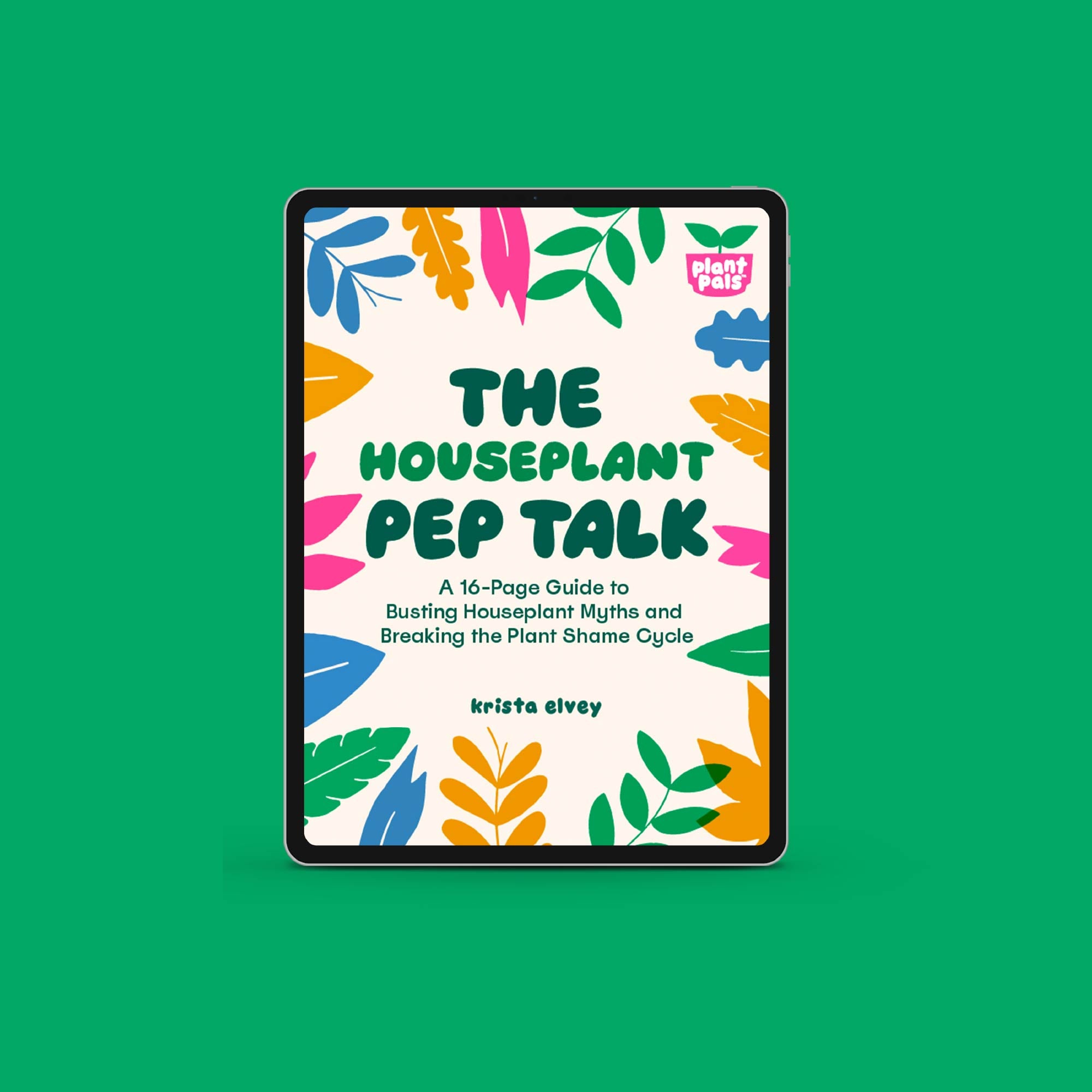 Plant Pals The Houseplant Pep Talk Cover